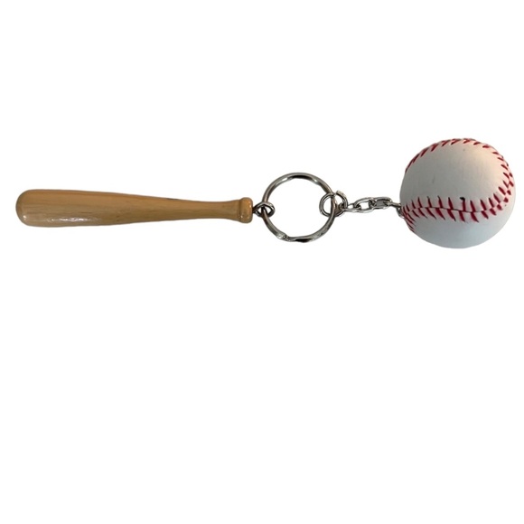 Other - KEYCHAIN Bat and ball keychain swag softball sports​